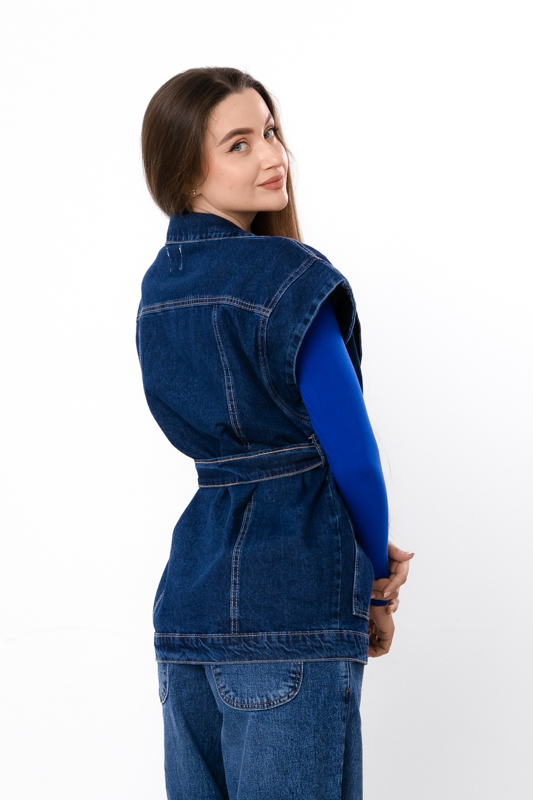 Жилетка жіноча з поясом